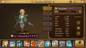 Reroll Summoners War com Kassandra + Louise + Galleon