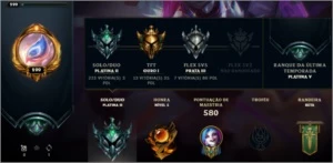 Conta LOL lvl 199, Plat 2 duo - League of Legends