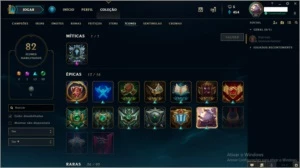 CONTA LOL - PLATINA 2 - SKINS VITORIOSAS DESDE A SEASON 3 - League of Legends