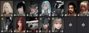 Conta Black Desert Low  Prints na tela