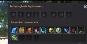 Conta Black Desert Low  Prints na tela