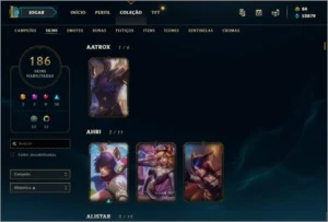 CONTA DE LEAGUE OF LEGENDS LOL