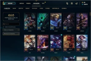 CONTA DE LEAGUE OF LEGENDS LOL