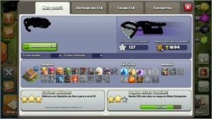 Duas contas do Clash Cv8 E Cv 9 - Clash of Clans