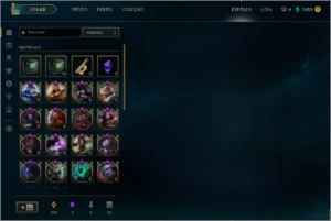 Conta lol, gold 4 (solo duo)120 champions/31 skins - League of Legends