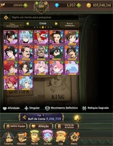 CONTA NANATSU NO TAIZAI GRAND CROSS GLOBAL - Outros