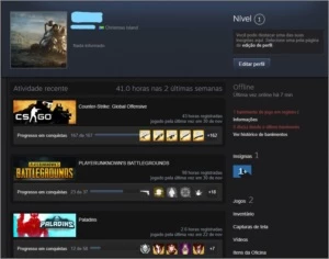 Conta CS:GO Xerife - Counter Strike