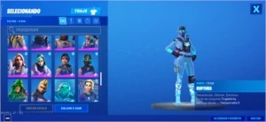 Fortnite 59 skins, salve o mundo e 5k de vbucks e ikonik