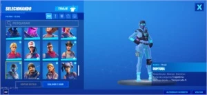 Fortnite 59 skins, salve o mundo e 5k de vbucks e ikonik