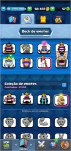 Conta Clash Royale Arena 14 TODAS AS LENDARIAS