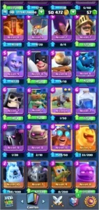 Conta Clash Royale Arena 14 TODAS AS LENDARIAS