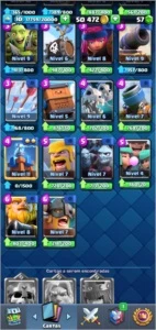 Conta Clash Royale Arena 14 TODAS AS LENDARIAS