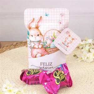 Saquinho de Páscoa Personalizado - Artesanato e Personalizados