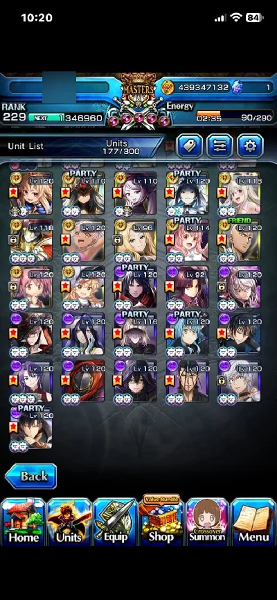Conta Grand Summoners End Game - Outros