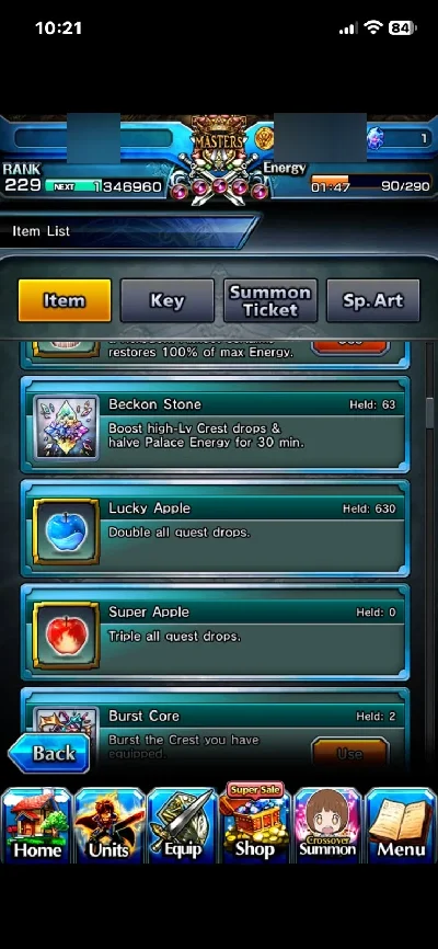 Conta Grand Summoners End Game - Outros