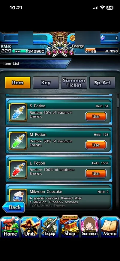 Conta Grand Summoners End Game - Outros