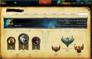 Conta Ouro 3 flex - League of Legends LOL