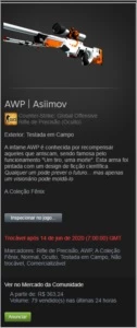 CSGO SKIN - AWP | Asiimov (Testada em Campo) - Counter Strike