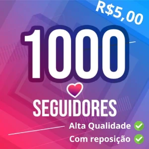 *Seguidores premium mundial* - Redes Sociais