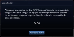 Tiro Conta Da Fila de Prioridade - League of Legends LOL