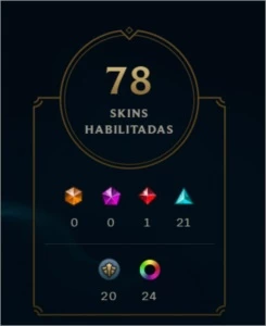 Conta LOL Diamante 3 Todos os champions 78 Skins - League of Legends