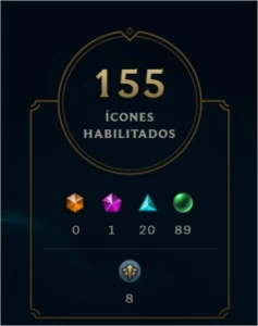 Conta LOL Diamante 3 Todos os champions 78 Skins - League of Legends