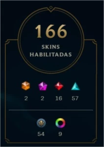 GOLD 1, 138 CHAMPS, 165 SKINS, 2 ULTIMATES - League of Legends LOL