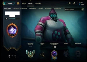 Platina 2 13 skins 47 campeões - League of Legends LOL