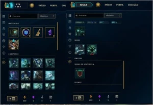 Platina 2 13 skins 47 campeões - League of Legends LOL