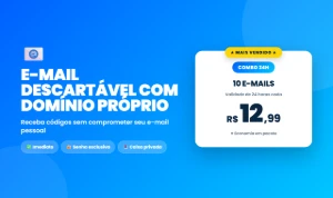Combo 10 E-mails Temporários 24h | Entrega Rápida | Privado - Outros