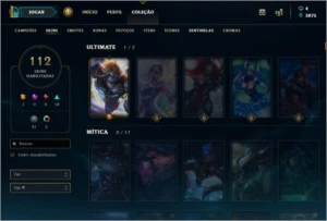 Conta LOL PLATINA - League of Legends