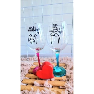 Taças de Vinho Personalizadas - Artesanato e Personalizados