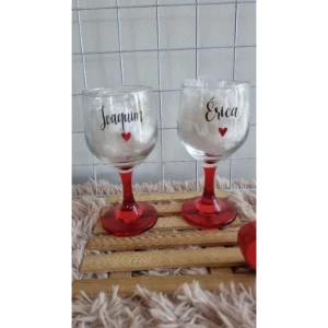 Taças de Vinho Personalizadas - Artesanato e Personalizados