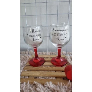 Taças de Vinho Personalizadas - Artesanato e Personalizados