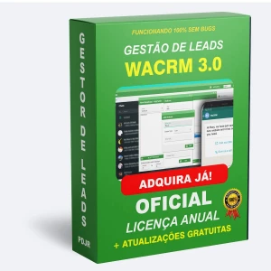 Gestão De Leads - Wacrm (Lançamento), Seje O Primeiro A Usar - Outros