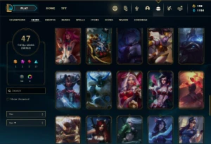 Conta Unranked com 85 Champs e 47 Skins (SERVIDOR N.A) - League of Legends LOL