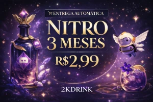 Discord Nitro Gaming 3 Meses + Impulsos R$ 2,99 - Assinaturas e Premium