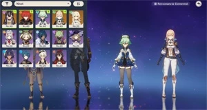 AR21 - Cyno + Baculos das Areias + Diluc + Jean + 10 tiros - Genshin Impact