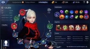 (SA91) ARQUEIRA LVL 91, 126K POWER, 6 PETS ÉPICOS - MIR4