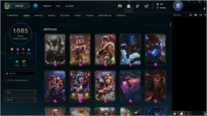 ACC DE COLECIONADOR 1085 SKINS & PAX TF - LEAGUE OF LEGENDS LOL