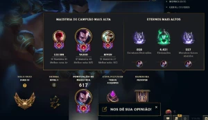 Conta de Lol e Valorant - League of Legends