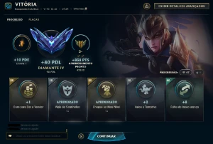 Conta Diamante 3/4/Iv 30K Ea - League of Legends LOL