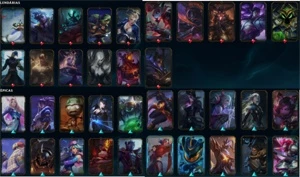 Conta LOL - 267 Skins, com 8 prestígios e 2 ULTIMATE; 15 EM - League of Legends