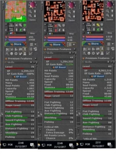 Vendo AcC RP 44, skill 89/78  MS 70, ML 59  - MUNDO VUNIRA - Tibia