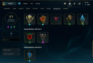 Contas league of legends LOL