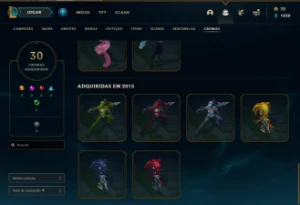 Contas league of legends LOL
