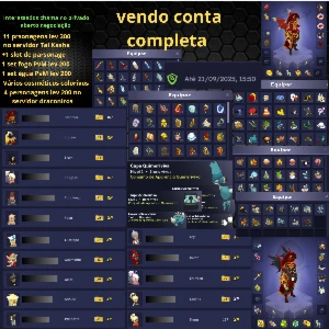 Vendo conta completa no Dofus