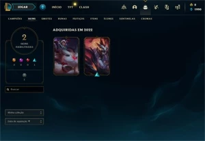 Conta MESTRE  59%w - League of Legends LOL