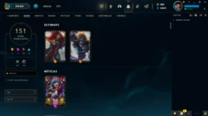 Conta LOL LVL 235 | 125 Campeões| 151 Skins |UNRANKED| 2015 - League of Legends