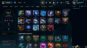 Conta LOL LVL 235 | 125 Campeões| 151 Skins |UNRANKED| 2015 - League of Legends